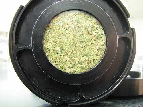 Steep Hills QuantaCann tool loaded with bud