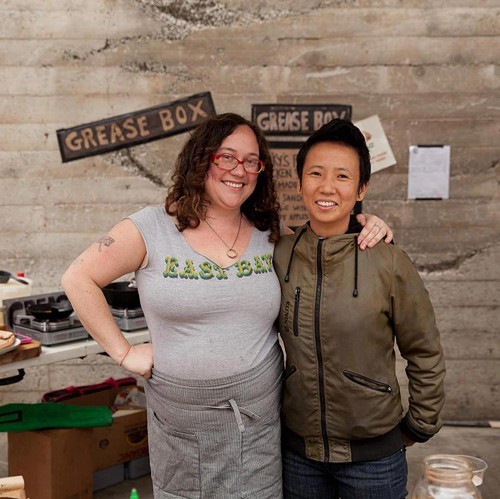 Boelter (left) and her fiancée Hae Yong. (via Facebook) Boelter (left) and her fiancée Hae Yong. (via Facebook)