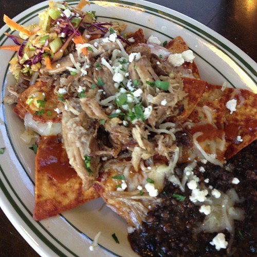 MJs favorite chilaquiles (via Facebook).