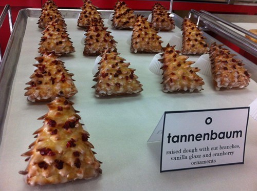 Christmas tree-shaped doughnuts! (via Facebook)