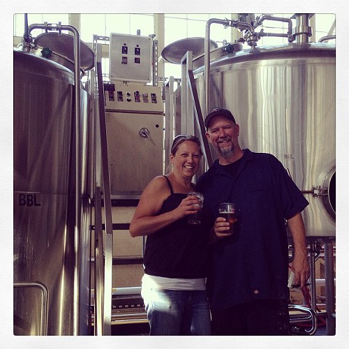 Rodger Davis and Claudia Pamparana of Faction Brewing.