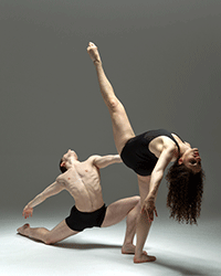 Savage Jazz dancers Evan Kharrazi and Alison Hurley. Savage Jazz dancers Evan Kharrazi and Alison Hurley.