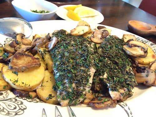 The finished dish. The finished dish.