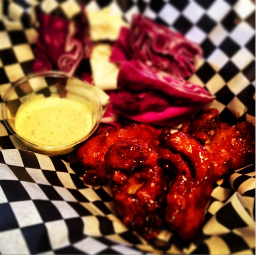 Ginger-agave teriyaki fried chicken (via Instagram).