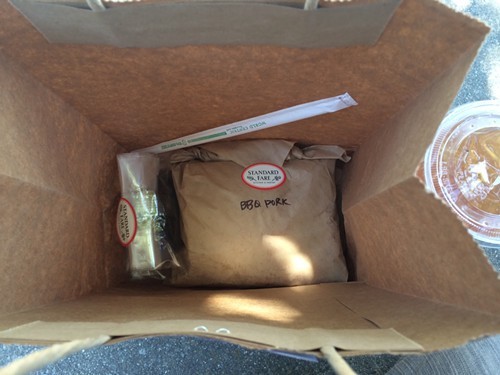 Curbside delivery. Curbside delivery.