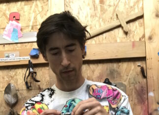 Air Look: Airbrush artist Malcolm Stuart has designed for artists Nicki Minaj and Miley Cyrus, and collaborated with Ikea and Gerlan Jeans